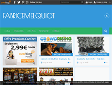 Tablet Screenshot of fabricemelquiot.over-blog.com