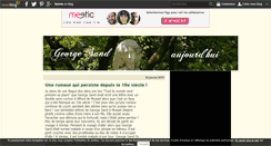 Desktop Screenshot of georgesandaujourdhui.over-blog.com