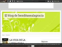 Tablet Screenshot of benditasealagracia.over-blog.es