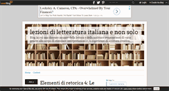 Desktop Screenshot of letteraturaitaliana.over-blog.com