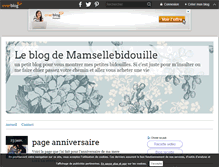 Tablet Screenshot of mamsellebidouille.over-blog.com