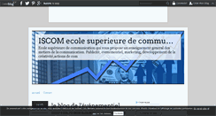 Desktop Screenshot of iscom-ecole-communication.over-blog.com