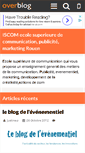 Mobile Screenshot of iscom-ecole-communication.over-blog.com