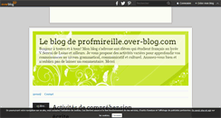 Desktop Screenshot of profmireille.over-blog.com