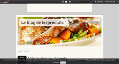Desktop Screenshot of lesprecuitsglp.over-blog.com