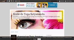 Desktop Screenshot of ecoledeyogasatyananda.over-blog.com