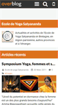Mobile Screenshot of ecoledeyogasatyananda.over-blog.com