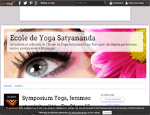 Tablet Screenshot of ecoledeyogasatyananda.over-blog.com