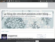 Tablet Screenshot of crochet.passion.over-blog.com
