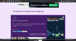 Desktop Screenshot of eric-traiteur.over-blog.com