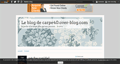 Desktop Screenshot of carpe40.over-blog.com