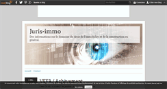 Desktop Screenshot of juris-immo.over-blog.com