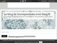 Tablet Screenshot of louvepassions.over-blog.fr