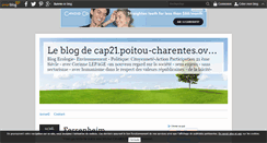 Desktop Screenshot of cap21.poitou-charentes.over-blog.com