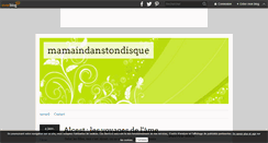 Desktop Screenshot of mamaindanstondisque.over-blog.com