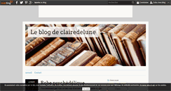 Desktop Screenshot of clairedelune.over-blog.com