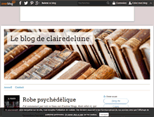 Tablet Screenshot of clairedelune.over-blog.com