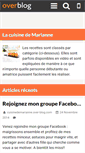 Mobile Screenshot of cuisinedemarianne.over-blog.com