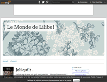 Tablet Screenshot of le-monde-de-lilibel.over-blog.com