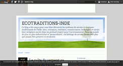 Desktop Screenshot of ecotraditions-inde.over-blog.com