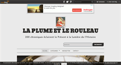 Desktop Screenshot of laplumeetlerouleau.over-blog.com