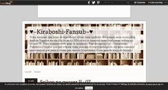 Desktop Screenshot of kiraboshi-fansub.over-blog.com