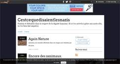 Desktop Screenshot of cestcequedisaientlesnazis.over-blog.com