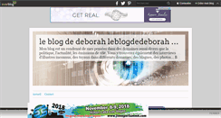 Desktop Screenshot of leblogdedeborah.over-blog.com