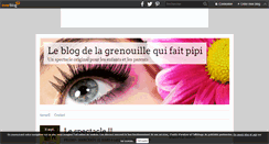 Desktop Screenshot of lagrenouillequifaitpipi.over-blog.com