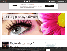 Tablet Screenshot of johnnyhallyday.over-blog.com
