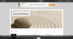 Desktop Screenshot of lemerleblanc.over-blog.com