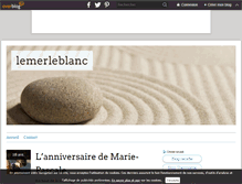 Tablet Screenshot of lemerleblanc.over-blog.com