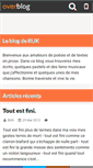 Mobile Screenshot of le-blog-de-buk.over-blog.com