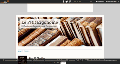 Desktop Screenshot of lepetitergonome.over-blog.fr