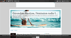 Desktop Screenshot of girondins-analyse.over-blog.com