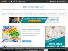 Tablet Screenshot of devenirsoignant.over-blog.com