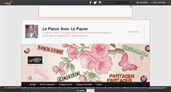 Desktop Screenshot of leplaisiraveclepapier.over-blog.com