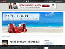Tablet Screenshot of maki-ecolos.over-blog.com