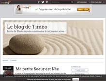 Tablet Screenshot of la-vie-de-timeo.over-blog.com