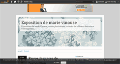 Desktop Screenshot of exposition.marie-vinouse.over-blog.com