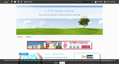 Desktop Screenshot of 1ptitgrain2folie.over-blog.com