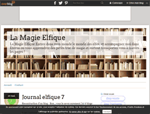 Tablet Screenshot of lamagieleselfeetleursecret.over-blog.com