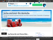 Tablet Screenshot of juliaautourdumonde.over-blog.com