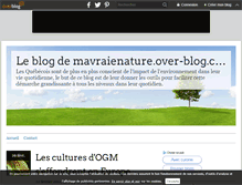 Tablet Screenshot of mavraienature.over-blog.com