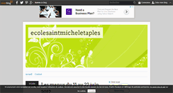 Desktop Screenshot of ecolesaintmicheletaples.over-blog.com