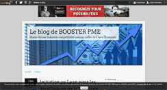 Desktop Screenshot of booster-pme.over-blog.com