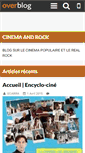 Mobile Screenshot of cinemaandrock.over-blog.com