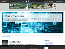 Tablet Screenshot of mariotesteur.over-blog.com