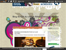 Tablet Screenshot of cdi-college-albert-camus-vierzon.over-blog.com
