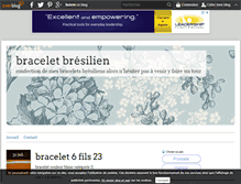 Tablet Screenshot of bracelet-bresilien.over-blog.fr